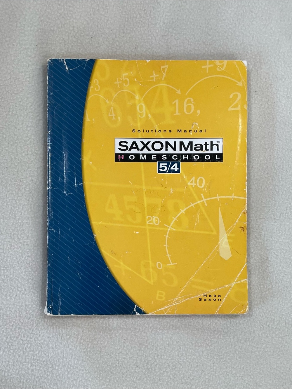 Saxon Math Homeschool 5/4 Solutions Manual - Third Edition